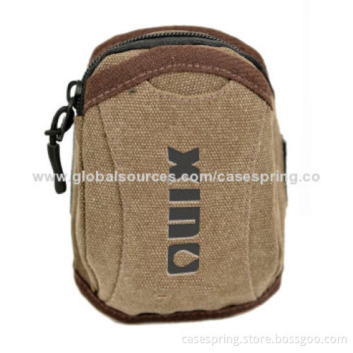 Mobile Phone Armband in Canvas, Mercerized Cotton Materials, Leather Accessories